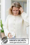 Breipatroon Frosted Whisper Cardigan van andere kant