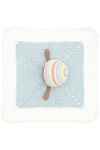 Haakpatroon Baby Blankie Rainbow Lovey pastel van andere kant