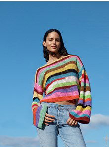 Trui met wijde mouwen