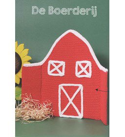 Boerderij gemaakt van Scheepjes Catona 25 en 10 gram