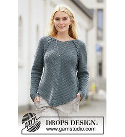 Dames trui gemaakt van Drops Merino extra fine