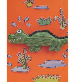 Ko de Krokodil gemaakt van Scheepjes Catona 25 en 10 gram