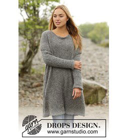 Dames trui gemaakt van DROPS Alpaca Boucle