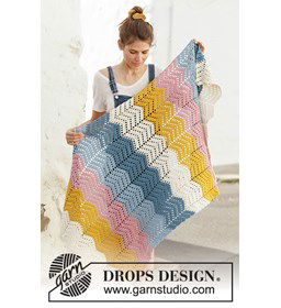 Deken gemaakt van Drops Paris