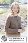 Breipatroon damesvest Journey met raglanmouwen van andere kant