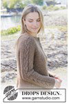 Breipatroon damesvest Journey met raglanmouwen van andere kant