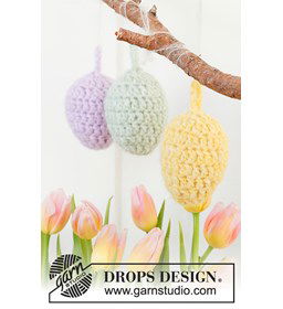 Pastel Paasei Verrassing gemaakt van Haaknaalden