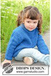 Breipatroon Blue Rush Sweater van andere kant