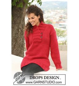 trui gemaakt van Drops Snow - Eskimo