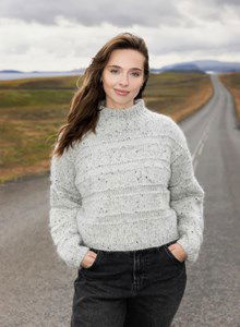 damestrui met opstaande halsboord