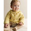 babyvest met gerimpeld kraagje gemaakt van Rondbreinaald nr 3 - 3,25
