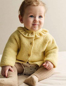 babyvestje Uma met gerimpeld kraagje