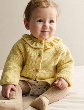babyvestje Uma met gerimpeld kraagje