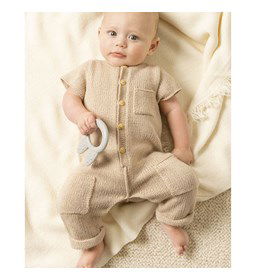 Baby kruippakje gemaakt van Phildar Phil Rustique