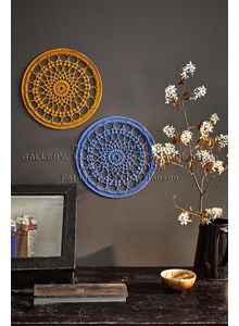 Mandela van 30 cm met kleine kraaltjes