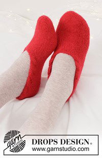 Scarlet Sleigh Slippers