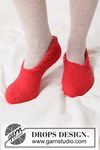 Breipatroon Scarlet Sleigh Slippers van andere kant