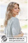 Breipatroon Misty Horizon Cardigan van andere kant