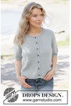 Breipatroon Misty Horizon Cardigan van andere kant