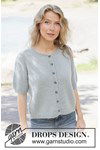Breipatroon Misty Horizon Cardigan van andere kant