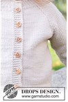 Breipatroon Gentle Day Cardigan van andere kant