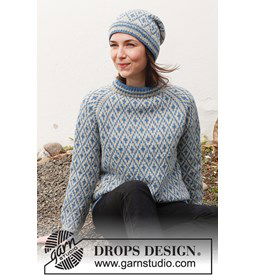 Damestrui en muts gemaakt van Drops Lima