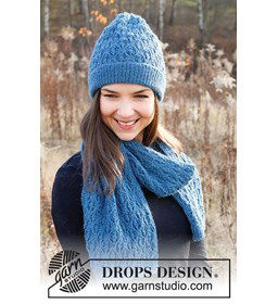 Muts en sjaal gemaakt van Drops Alpaca