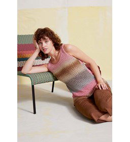 Hemdje met ronde hals gemaakt van Lang Yarns Paradise