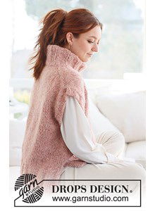 Mouwloze damestrui met splitten in de zijnaad