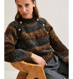 Damestrui met raglanmouwen gemaakt van Phildar Phil Super Baby