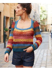 Damestrui met wijde hals