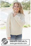 Breipatroon Moonshade Cable Sweater van andere kant