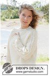 Breipatroon Moonshade Cable Sweater van andere kant