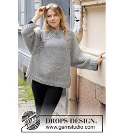 Trui voor dames gemaakt van Drops Alaska
