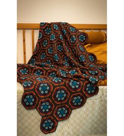 Hexagondeken gemaakt van Lang Yarns Merino 150