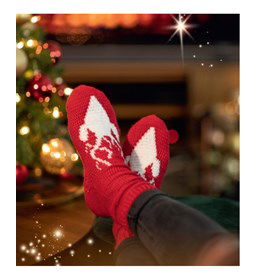 Kerstsokken gemaakt van Lang Yarns Jawoll