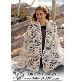 Deken gemaakt van Drops Puna