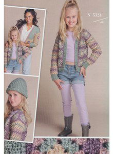 Meisjesvest in grannysquares