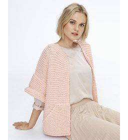 Damesvest gemaakt van Phildar Phil Nebuleuse