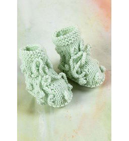 Babyslofjes gemaakt van Lang Yarns Merino 200 bebe