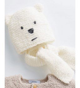 Baby muts en sjaal gemaakt van Phildar Phil Rapido