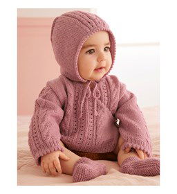 Baby wikkeltruitje met striksluiting