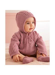 Baby wikkeltruitje met striksluiting