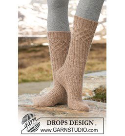 Sokken gemaakt van Drops Alpaca