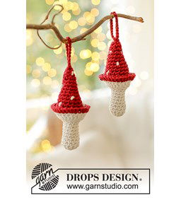 Lucky Mushrooms Hangers gemaakt van Drops Muskat