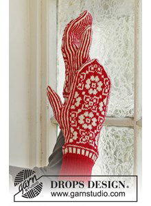 Gebreide Kerst wanten