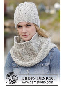 Gebreide muts en halswarmer