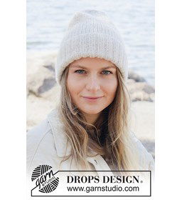 Winter Lily Hat gemaakt van Drops Air