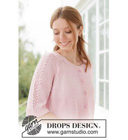 zomers vest met kanten mouwen gemaakt van knopen