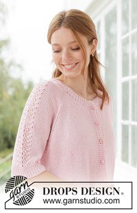 zomers vest met kanten mouwen